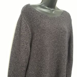 Eileen Fisher Women Bateau Neck Top Sweater